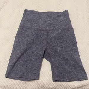 Blue/purple biker shorts